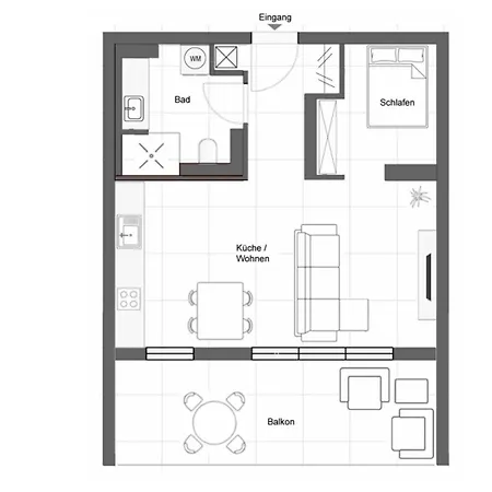 Gemuetliches Businessapartment